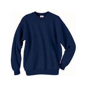 Hanes 7.8 oz 50/50 Fleece Comfort Blend Crew - Dark/Color Blue, Navy