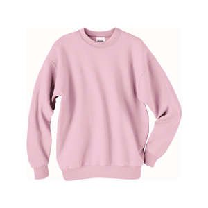 Hanes 7.8 oz 50/50 Fleece Comfort Blend Crew - Dark/Color Pink, Pale