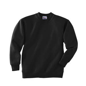 Hanes Youth 7.8 Oz. 50/50 Fleece Comfort Blend Crew - Dark/Color Black