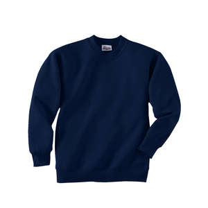 Hanes Youth 7.8 Oz. 50/50 Fleece Comfort Blend Crew - Dark/Color Blue, Navy