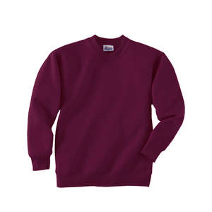 Hanes Youth 7.8 Oz. 50/50 Fleece Comfort Blend Crew - Dark/Color Maroon