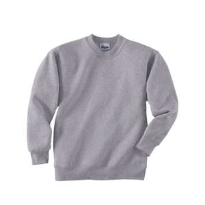 Hanes Youth 7.8 Oz. 50/50 Fleece Comfort Blend Crew - Light/Heather Steel, Light