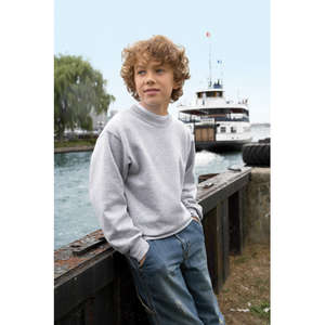 Hanes Youth 7.8 Oz. 50/50 Fleece Comfort Blend Crew - Light/Heather 