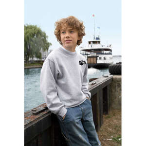 Custom Promotional Hanes Youth 7.8 Oz. 50/50 Fleece Comfort Blend Crew - Light/Heather