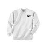 Customized Sweatshirts & Sweatpants - Hanes Youth 7.8 Oz. 50/50 Fleece Comfort Blend Crew - White/Neutral