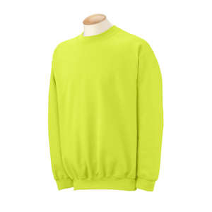 Gildan 9.3 oz Ultra Blend Crew - Dark/Color Green, Safety