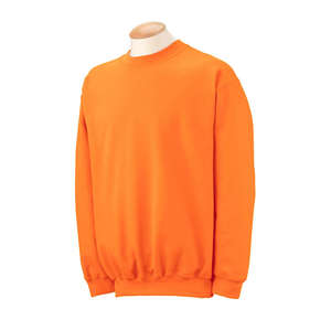 Gildan 9.3 oz Ultra Blend Crew - Dark/Color Orange, Safety
