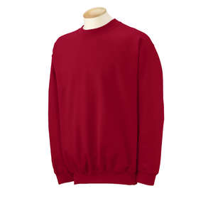 Gildan 9.3 oz Ultra Blend Crew - Dark/Color Red, Cardinal