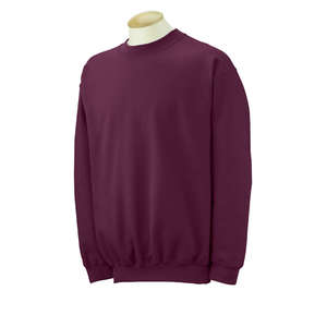Gildan 9.3 oz Ultra Blend Crew - Dark/Color Maroon