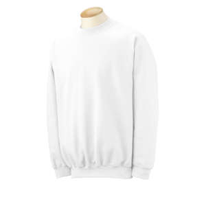 Gildan 9.3 oz Ultra Blend Crew - White/Neutral White