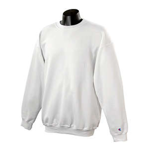 Champion 9 oz 50/50 Fleece Crew - White/Neutral White