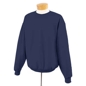 Jerzees 9 oz 50/50 Super Sweats Nublend Crew - Dark/Color Blue, Navy