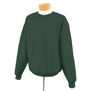 Jerzees 9 oz 50/50 Super Sweats Nublend Crew - Dark/Color Green, Forest