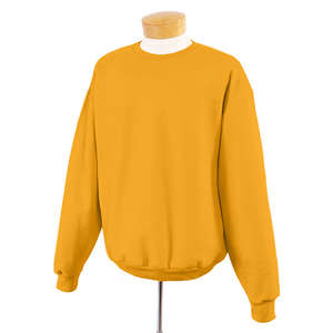 Jerzees 9 oz 50/50 Super Sweats Nublend Crew - Dark/Color Gold