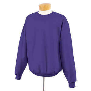 Jerzees 9 oz 50/50 Super Sweats Nublend Crew - Dark/Color Purple, Deep