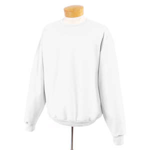 Jerzees 9 oz 50/50 Super Sweats Nublend Crew - White/Neutral White