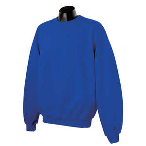 Champion 9.7 oz Cotton Max Crew - Dark/Color Blue, Team