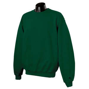 Champion 9.7 oz Cotton Max Crew - Dark/Color Green, Dark