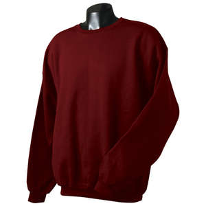 Champion 9.7 oz Cotton Max Crew - Dark/Color Maroon