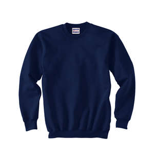 Hanes 90/10 Ultimate Cotton Crew - Dark/Color Blue, Navy
