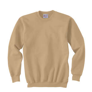Hanes 90/10 Ultimate Cotton Crew - Dark/Color Pebble