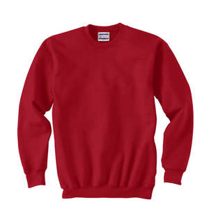 Hanes 90/10 Ultimate Cotton Crew - Dark/Color Red, Deep