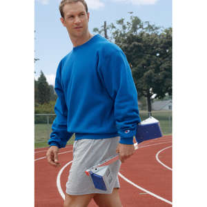 Champion 12 oz Reverse Weave Fleece Crew - Dark/Color 