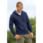 Custom Sweatshirts & Sweatpants - Fruit of the Loom Full Zip Hooded Sweatshirt - Dark/Color