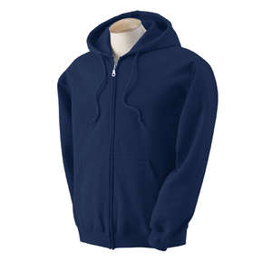 Gildan Heavy Blend Full Zip Hood - Dark/Color Blue, Navy