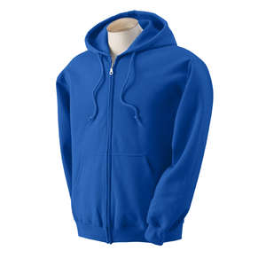 Gildan Heavy Blend Full Zip Hood - Dark/Color Blue, Royal