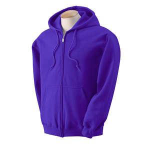 Gildan Heavy Blend Full Zip Hood - Dark/Color Purple