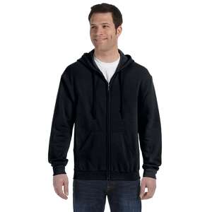 Custom Promotional Gildan Heavy Blend Full Zip Hood - Dark/Color