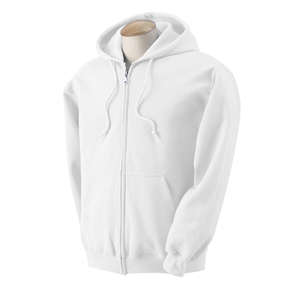 Gildan Heavy Blend Full Zip Hood - White/Neutral White
