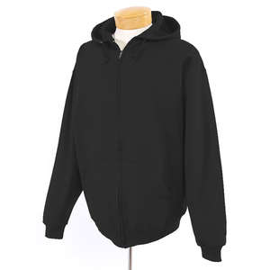 Jerzees Youth 8 oz 50/50 Nublend Full Zip Hood - Dark/Color Black