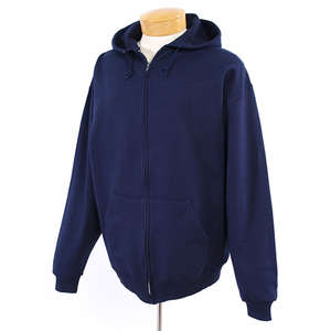 Jerzees Youth 8 oz 50/50 Nublend Full Zip Hood - Dark/Color Blue, Navy