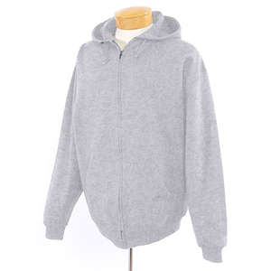 Jerzees Youth 8 oz 50/50 Nublend Full Zip Hood - Light/Heather Gray, Birch