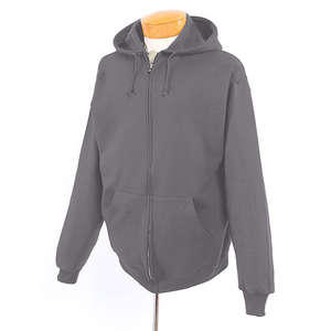 Jerzees Youth 8 oz 50/50 Nublend Full Zip Hood - Light/Heather Gray, Sport