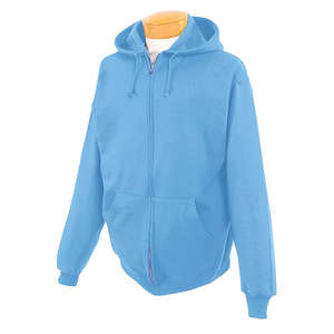 Jerzees 8 oz 50/50 Nublend Full Zip Hood - Dark/Color Blue, Light
