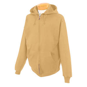 Jerzees 8 oz 50/50 Nublend Full Zip Hood - Dark/Color Gold, Vegas