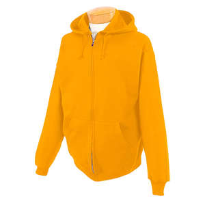 Jerzees 8 oz 50/50 Nublend Full Zip Hood - Dark/Color Gold