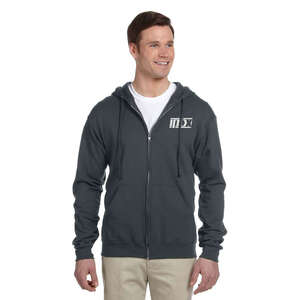 Jerzees 8 oz 50/50 Nublend Full Zip Hood - Dark/Color