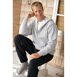 Jerzees 8 oz 50/50 Nublend Full Zip Hood - Light/Heather 