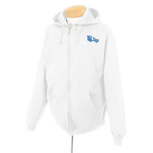 Jerzees 8 oz 50/50 Nublend Full Zip Hood - White/Neutral