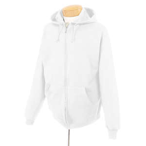 Jerzees 8 oz 50/50 Nublend Full Zip Hood - White/Neutral White