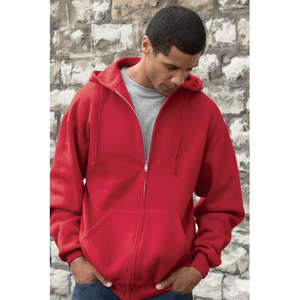Jerzees 9 oz 50/50 Full Zip Nublend Hooded Sweatshirt - Dark/Color