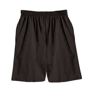Anvil Cotton Deluxe Shorts - Dark/Color Black