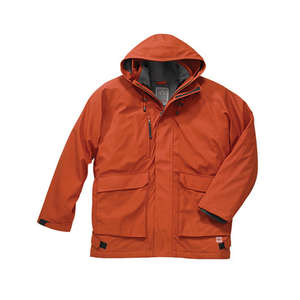 Weatherproof Microtech Systems Jacket - Dark/All Orange, Dark/Gray