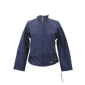 Weatherproof Womens Boa Fleece Lined PVC Jacket - Dark/All Blue, Navy/Natural