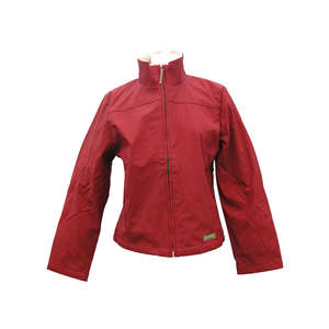 Weatherproof Womens Boa Fleece Lined PVC Jacket - Dark/All Persimmon/Natural