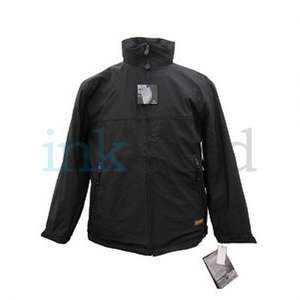 Custom Promotional Weatherproof Mens Fleece Lined PVC Jacket - Dark/All